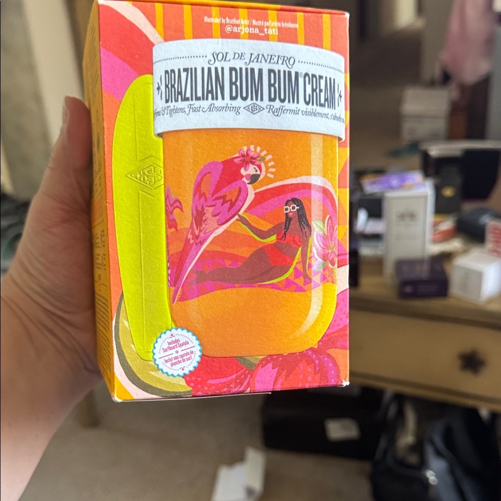 Sol de Janeiro Brazilian Bum Bum Cream - Bright Yellow and Pink